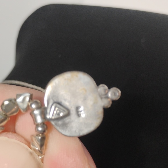 Silpada sterling silver green quartz diantree charm pendant on 16" .925 chain - Picture 9 of 9